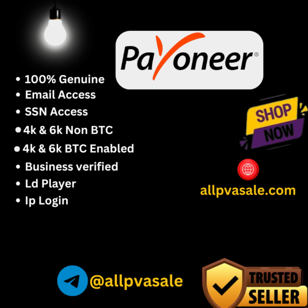 Buy Verified Payoneer Account